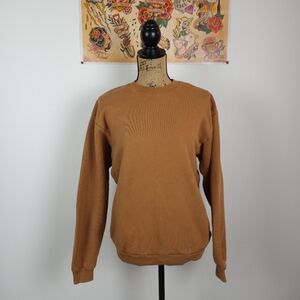 Los Angeles Apparel Brown/Tan Crewneck Sweatshirt!